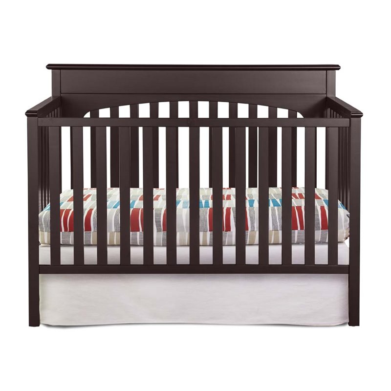 Graco Lauren 4-in-1 Convertible Crib in Espresso