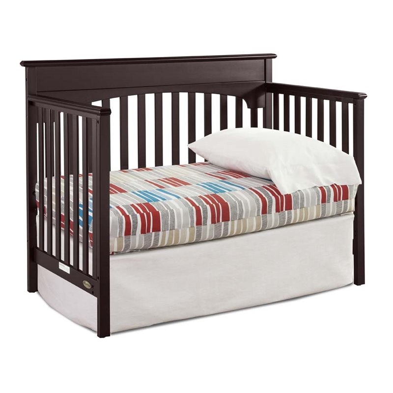 Graco Lauren 4-in-1 Convertible Crib in Espresso