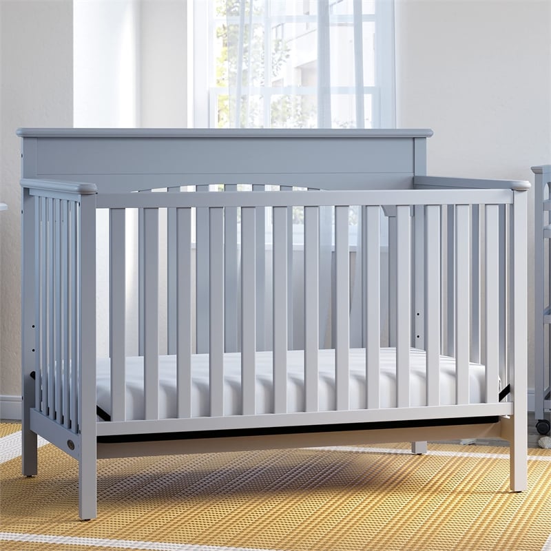 Graco Lauren 4-in-1 Convertible Crib in Pebble Gray
