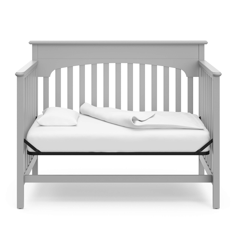 Graco Lauren 4-in-1 Convertible Crib in Pebble Gray