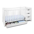 Graco Remi 4-in-1 Convertible Crib and Changer in White