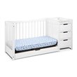 Graco Remi 4-in-1 Convertible Crib and Changer in White