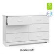Stork Craft USA Brookside 6 Drawer Dresser in White