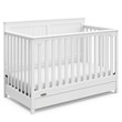 Graco Hadley 4 in 1 Convertible Crib with Drawer in White