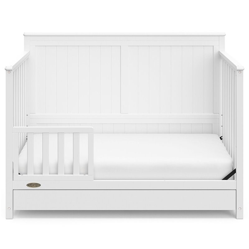 Graco Hadley 4 in 1 Convertible Crib with Drawer in White