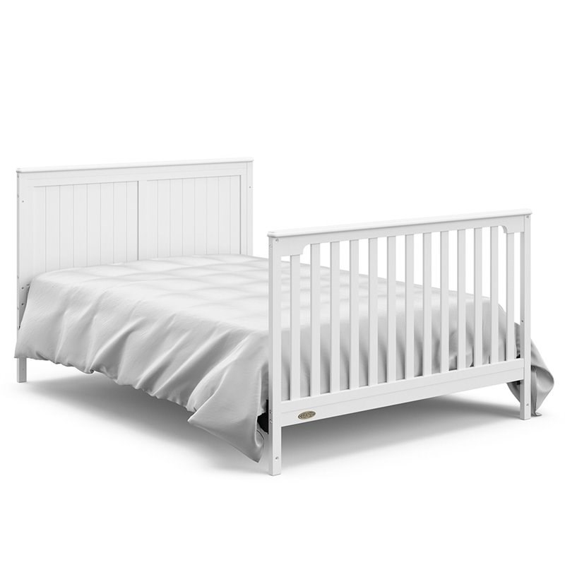 Graco Hadley 4 in 1 Convertible Crib with Drawer in White