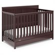 Graco Hadley 4 in 1 Convertible Wood Crib with Drawer in Espresso