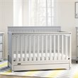 Graco Hadley 4 in 1 Wood Convertible Crib with Drawer in Pebble Gray