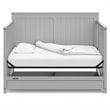 Graco Hadley 4 in 1 Wood Convertible Crib with Drawer in Pebble Gray