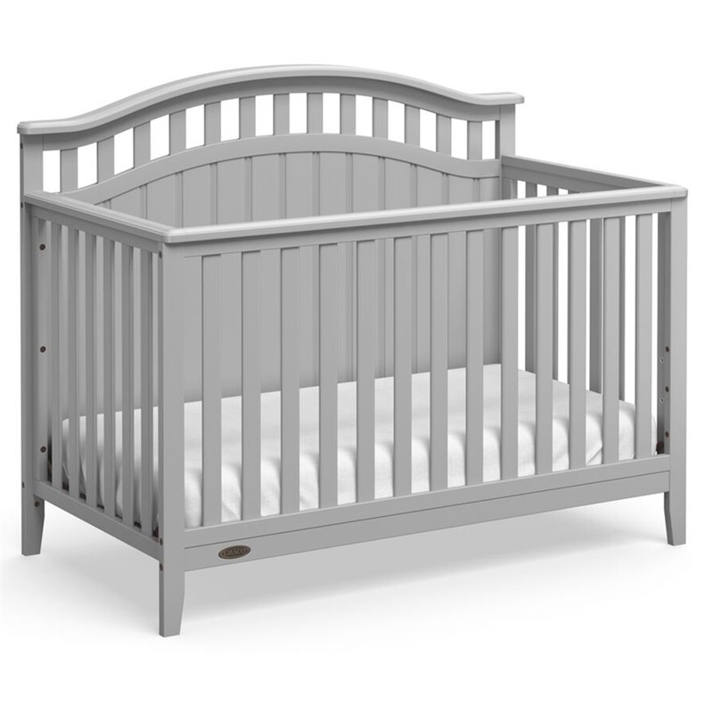 Graco Harper 4 in 1 Convertible Crib in Pebble Gray