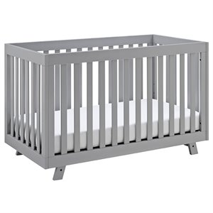 Storkcraft Beckett 3 in 1 Convertible Crib in Pebble Gray