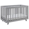 Storkcraft Beckett 3 in 1 Convertible Crib in Pebble Gray