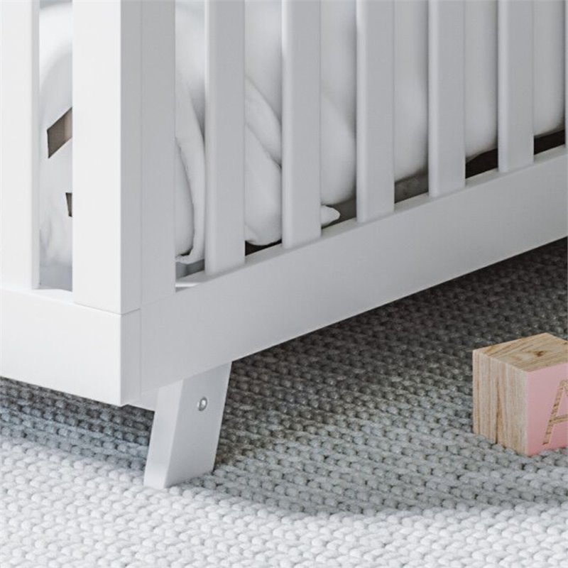 Storkcraft Beckett 3 in 1 Convertible Crib in White