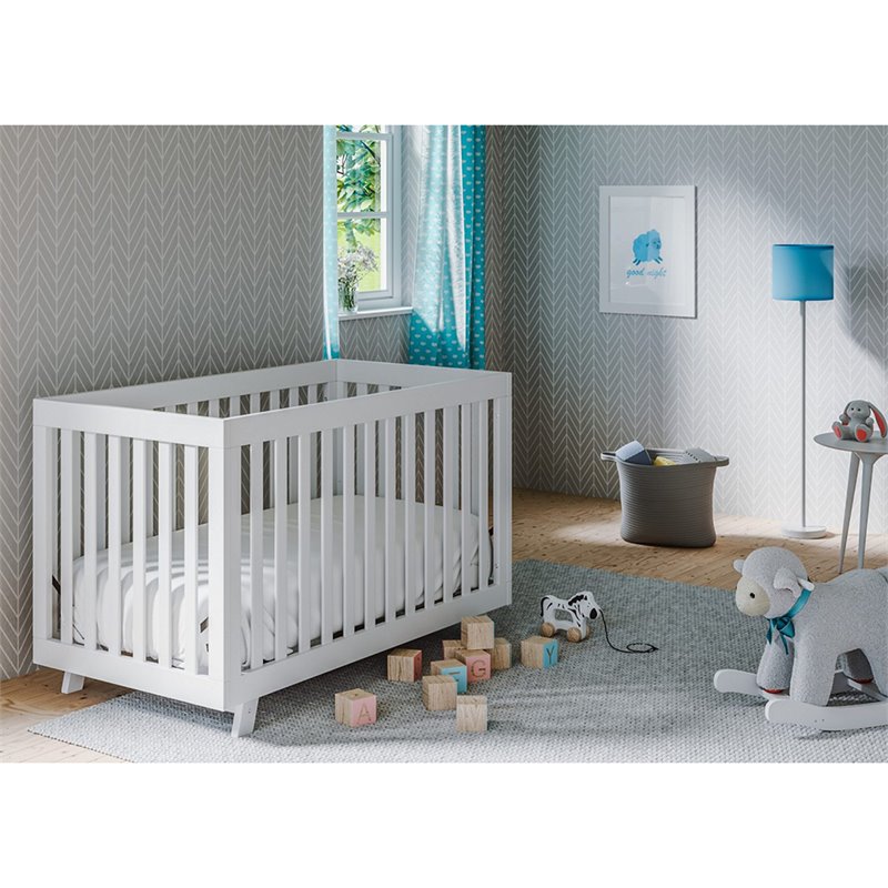 Storkcraft Beckett 3 in 1 Convertible Crib in White