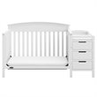 Graco Benton 5 in 1 Convertible Crib and Changer Set in White