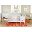 Graco Benton 5 in 1 Convertible Crib and Changer Set in White