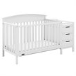 Graco Benton 5 in 1 Convertible Crib and Changer Set in White
