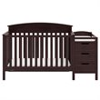 Graco Benton 5 in 1 Convertible Crib and Changer Set in Espresso