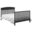 Graco Benton 5 in 1 Convertible Crib and Changer Set in Black