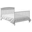 Graco Benton 5 in 1 Convertible Crib and Changer Set in Pebble Gray