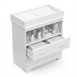 Stork Craft USA Brookside 2-Drawer Engineered Wood Changing Chest in White