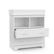 Stork Craft USA Brookside 2-Drawer Engineered Wood Changing Chest in White