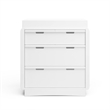 Stork Craft USA Skye 3-Drawer Wood Chest with Changing Topper in White