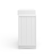 Stork Craft USA Skye 3-Drawer Wood Chest with Changing Topper in White