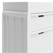Stork Craft USA Skye 3-Drawer Wood Chest with Changing Topper in White