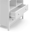Storkcraft Alpine 2 Drawer Changing Table Dresser White