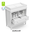 Storkcraft Alpine 2 Drawer Changing Table Dresser White