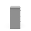 Stork Craft USA Brookside 3-Drawer Engineered Wood Chest in Pebble Gray