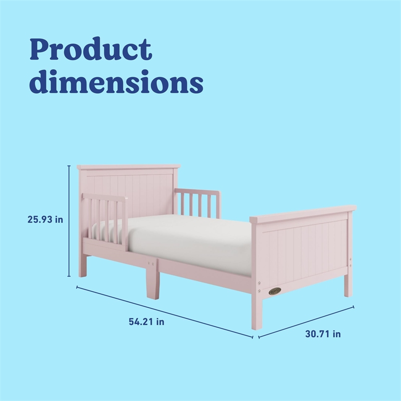 Stork Craft USA Graco Bailey Wood Toddler Bed in Espresso Finish