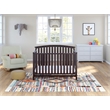Stork Craft USA Graco Harper Wood and Tufted Fabric Convertible Rocker in Cream
