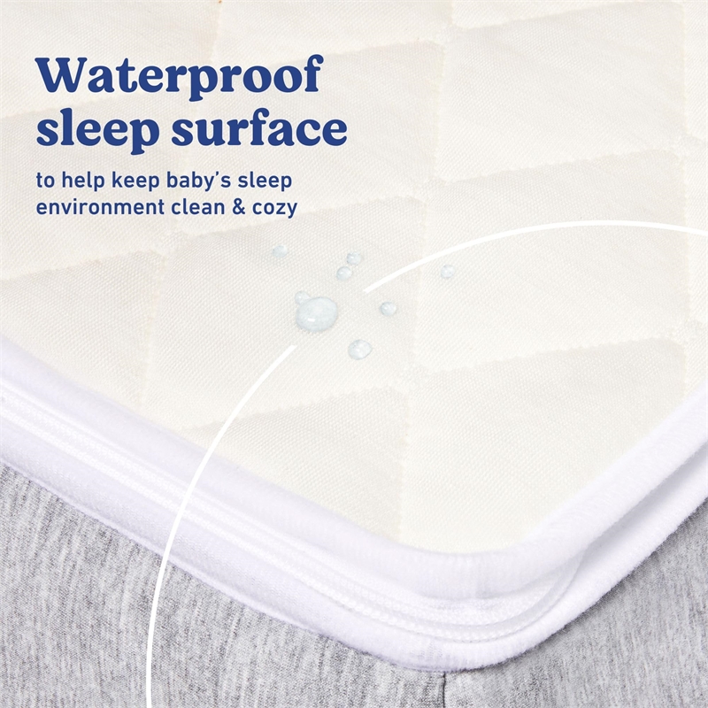 Stork Craft USA Graco Ultra Polyurethane 2-in-1 Crib & Toddler Mattress in White