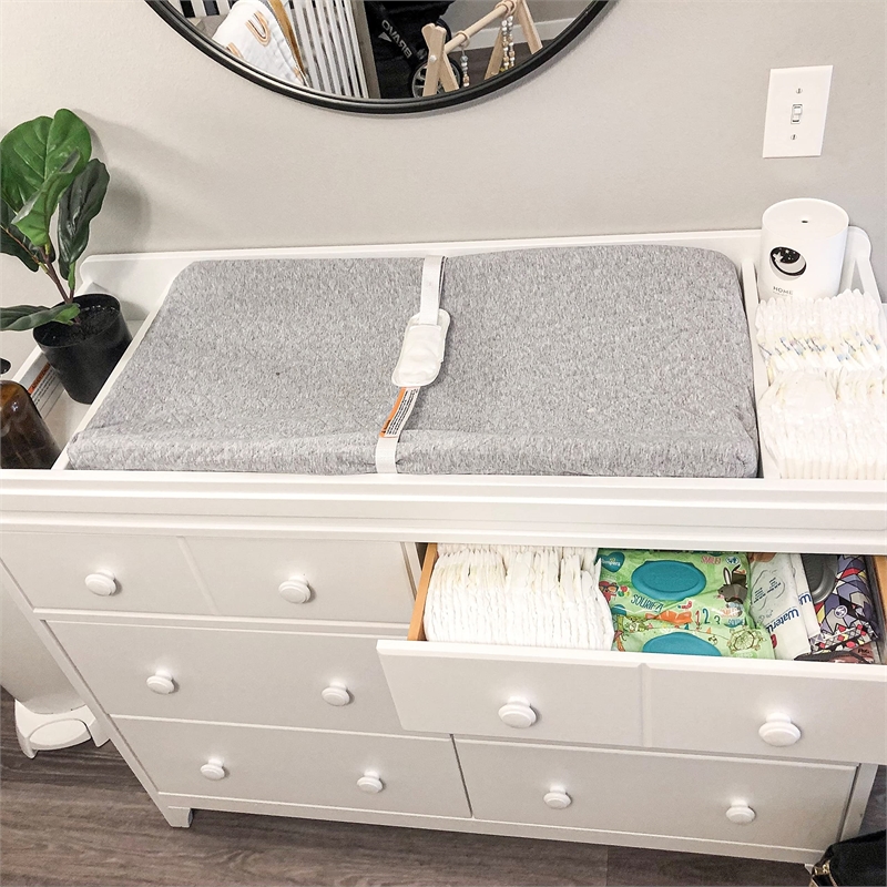 Stork Craft USA Universal Engineered Wood Changer Topper in White