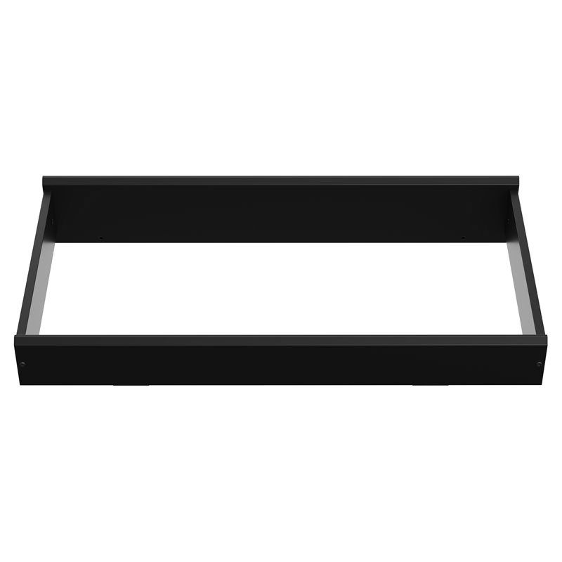 Stork Craft USA Nest Engineered Wood Changing Topper in Black