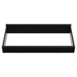 Stork Craft USA Nest Engineered Wood Changing Topper in Black