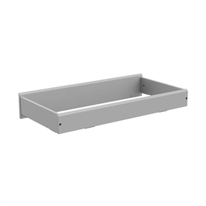 Stork Craft USA Nest Engineered Wood Changing Topper in Pebble Gray
