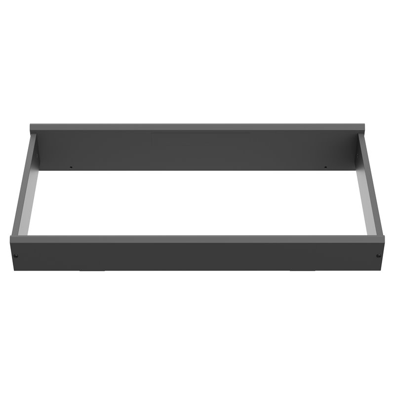 Stork Craft USA Nest Engineered Wood Changing Topper in Gray