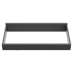 Stork Craft USA Nest Engineered Wood Changing Topper in Gray