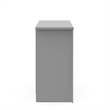 Stork Craft USA Crescent 3-Drawer Engineered Wood Chest in Pebble Gray