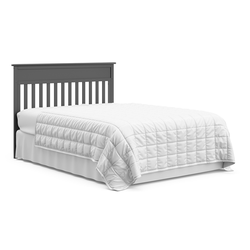 Storkcraft Arizona 4-in-1 Convertible Baby Crib and Changer Gray