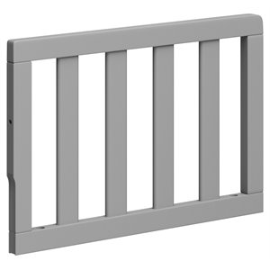 Stork Craft USA Graco Universal Wood Toddler Safety Guardrail in Pebble Gray