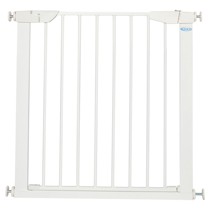 Stork Craft USA Graco Babysteps Premium Metal Walk-Thru Safety Gate in White