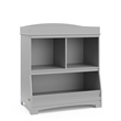 Stork Craft USA Graco Benton Wood Changing Table w/ Storage and Topper in Gray