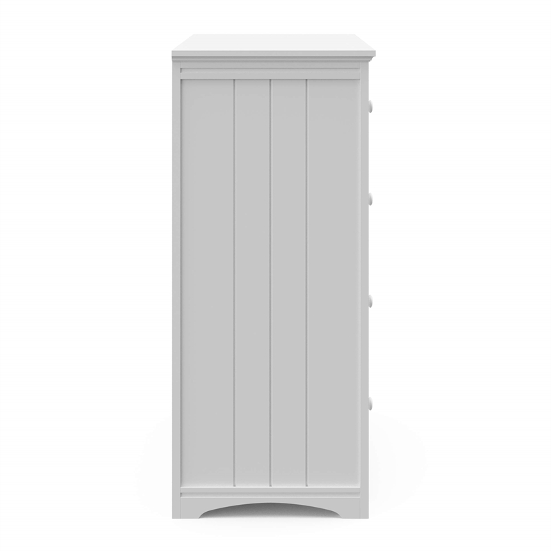 Stork Craft USA Graco Hadley 4-Drawer Wood Chest in White Finish
