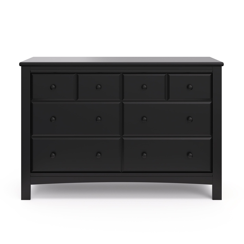 Stork Craft USA Graco Benton 6-Drawer Wood Double Dresser in Espresso