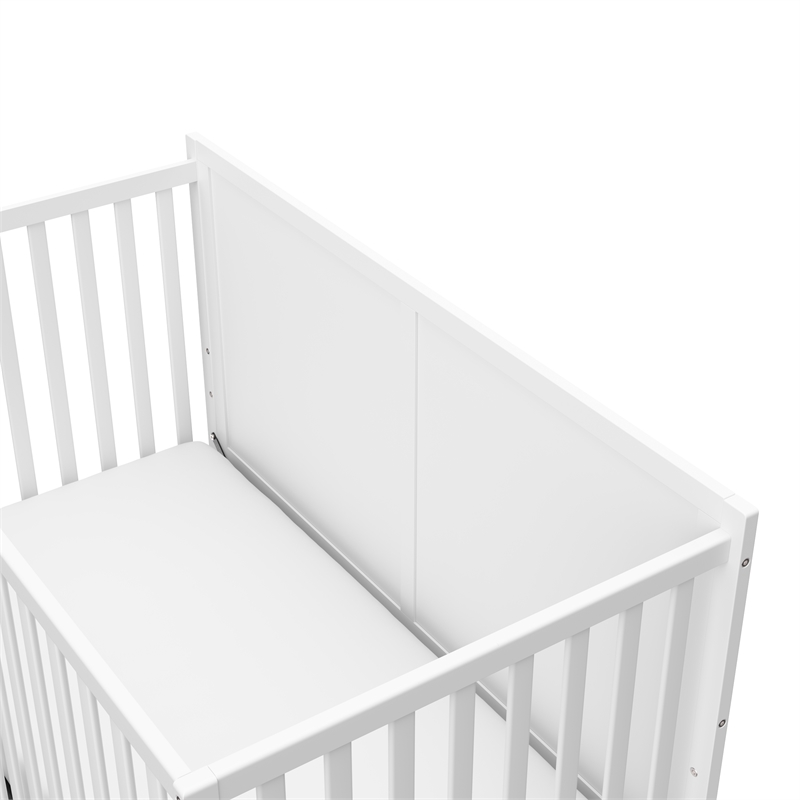 Stork Craft USA Melrose 5-in-1 Wood Convertible Crib with Drawer in White