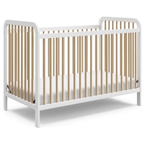 Stork Craft USA Pasadena 53.8&quot 3-in-1 Pine Wood Convertible Crib in Driftwood